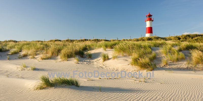 FotoDecorDoek | FotoDoek | DecorDoek | 8x4 | Zomer | Strand | Vuurtoren | Duinen | Nederland | Highdisc