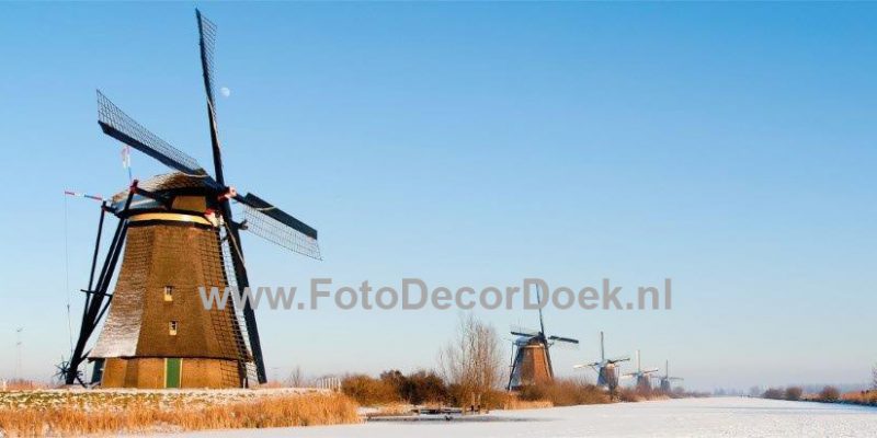 301 NL Winter_Molens 8x4 | Fotodoek | Highdisc