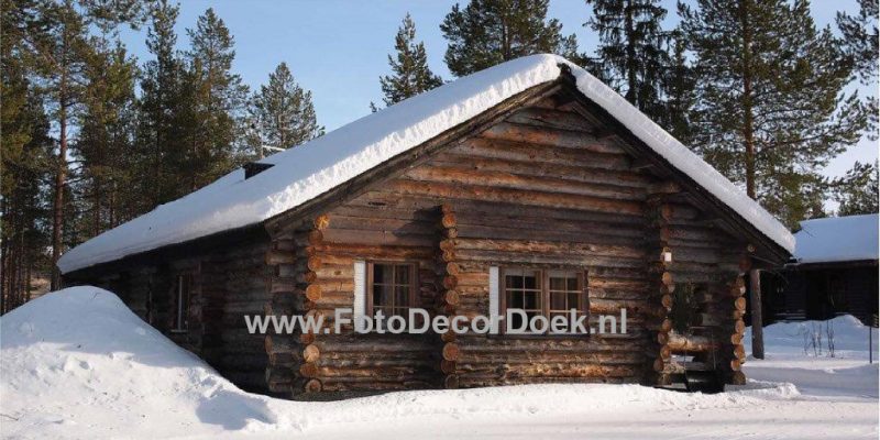 496 WinterD Blokhut | Fotodoek | Highdisc