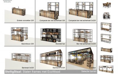 StelligStaal | Barren | Schema | Meubilair | Verhuur | Huren | Highdisc