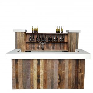 EcoWood Bar | Bar | Compact | Uitgifte | Decoratie | Flessen | Glawerk | Highdisc