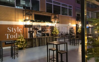 StelliStaal | Buffet | Statafel | Krukken | Kerst | Kersbomen | Guirlande | Kerstverlichting | Decoratie | Highdisc