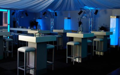 Quadro | Inrichting | Feest | Statafel | Hemel | LED Zuilen | ColorLED Bar | Highdisc