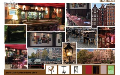 Moodboard | Bruin Café | Amsterdams plein | Highdisc