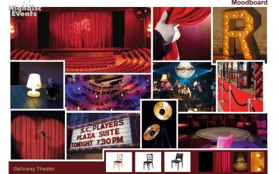 Moodboard | Galloway | Theater | Rood | Gordijnen | Highdisc