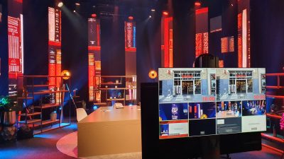 Studio | Beeld | Licht | Geluid | Tafel | Talkshow | Video | Live-stream | Highdisc