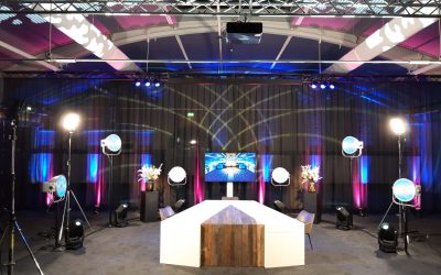 Talkshow tafel | Presentatietafel | Podiumsetting | Forumtafel | Conferentietafel | Highdisc