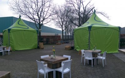Tent | 100% EcoWood | Stoelen | Buiten | Festival | Tafeldecoratie | Highdisc